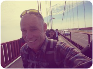 Ed on the bridge rounded